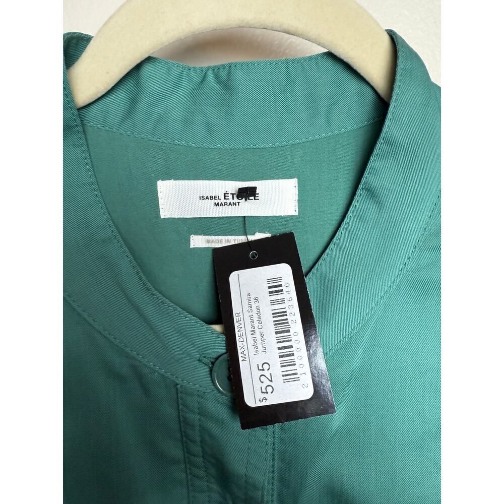 Isabel Etoile Marant Samira Dress in Celadon NWT Sz. 36 (US 4) - Picture 5 of 7